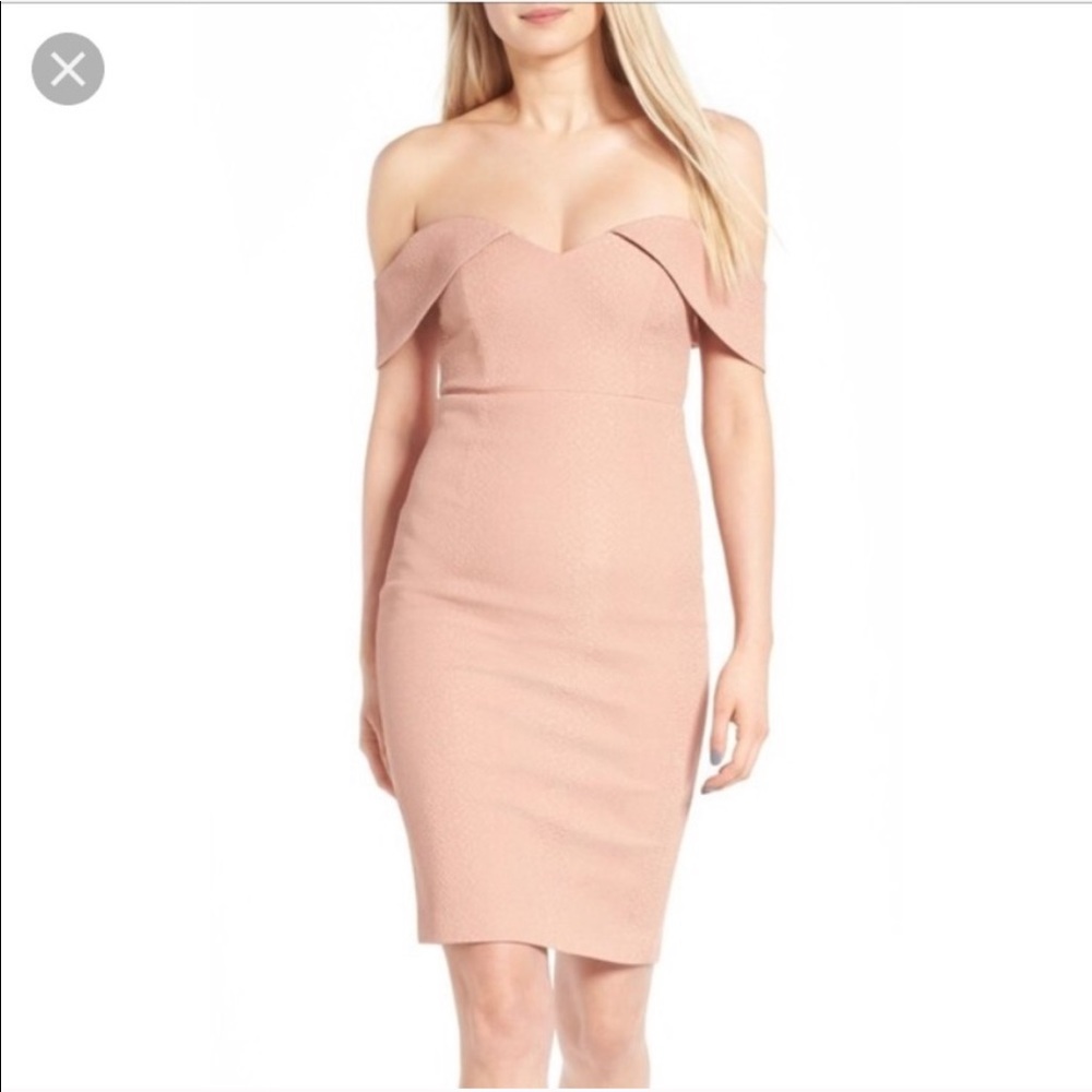 Bardot (Australia)  off the shoulder dress!